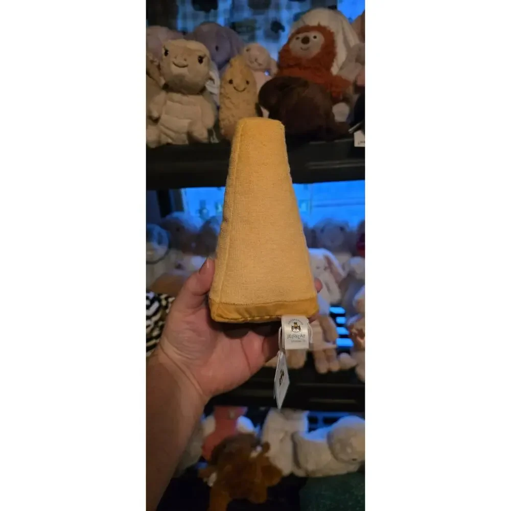 Jellycat AMUSEABLES PARMESAN Cheese - Small 6.5" - Authentic - New with Tags - Picture 2 of 4